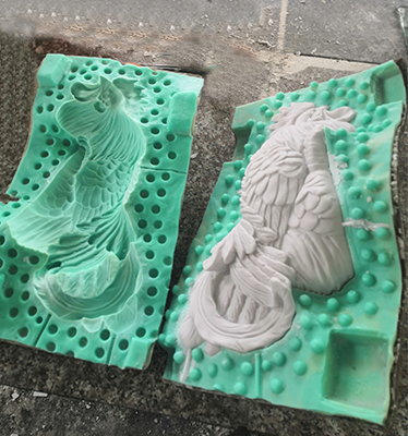   樹(shù)脂工藝品模具硅膠翻模過(guò)程中發(fā)粘原因你知道嗎 ？
